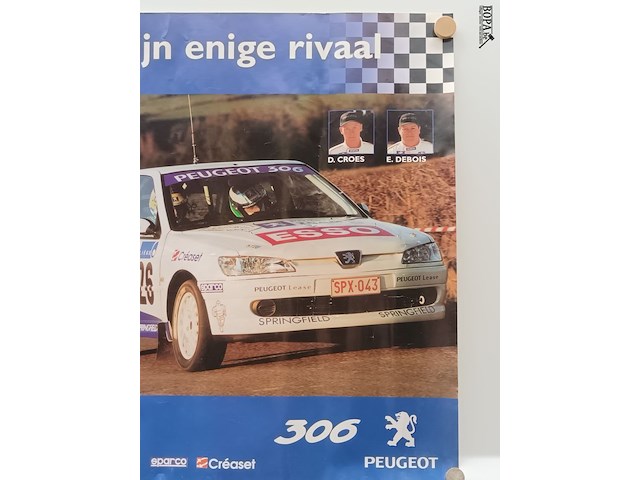 Lot 108 - poster peugeot 306 gti - afbeelding 3 van  3
