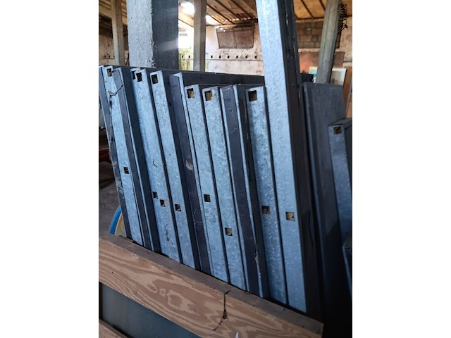 Lot 108 - rvs panelen. 12 stuks - afbeelding 2 van  2