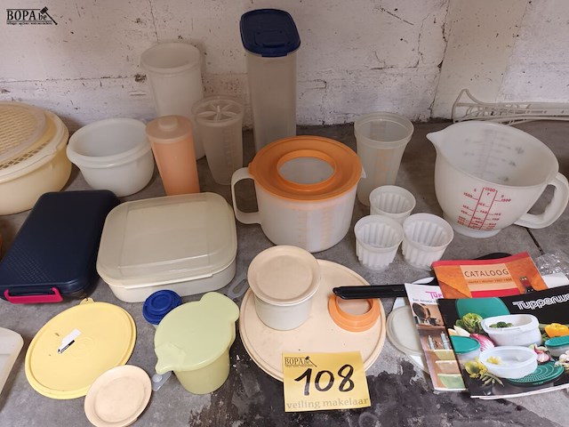 Lot 108 - tupperware. 30 stuks - afbeelding 3 van  4