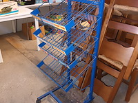 Lot 108 - vintage metalen rek stimorol - afbeelding 2 van  4