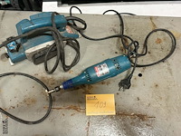 Lot 109 - electrisch gereedschap: makita vlakschuurmachine, rechte sli - afbeelding 1 van  3