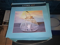 Lot 109 - plafondlamp en kaarsenhouder - afbeelding 3 van  4