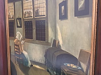 Lot 109 - reproductie in kader - afbeelding 2 van  3