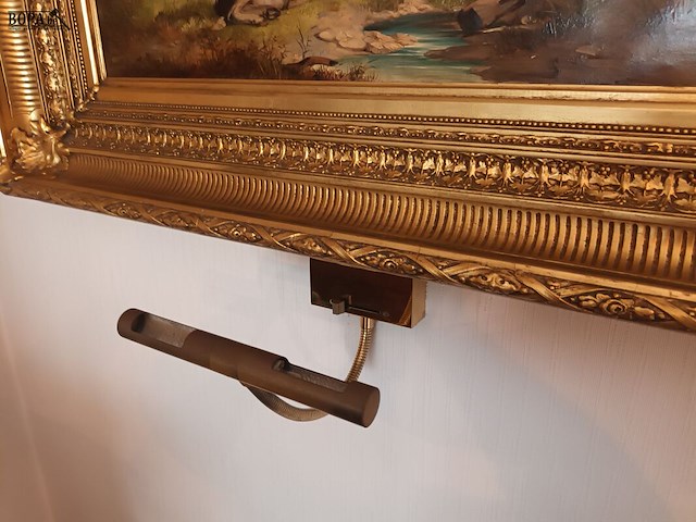 Lot 109 - schilderij met koeien - afbeelding 2 van  7