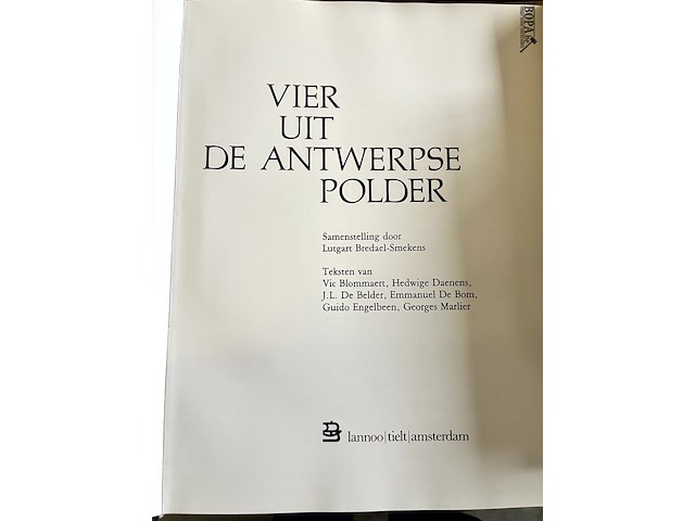 Lot 109 - vier uit de antwerpese polder - afbeelding 2 van  7