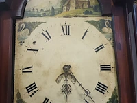 Lot 11 - antieke staande klok - afbeelding 2 van  6