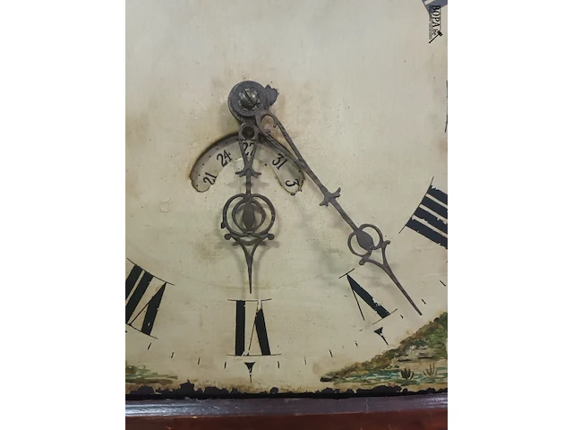 Lot 11 - antieke staande klok - afbeelding 3 van  6