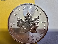 Lot 11 - canada maple zilveren munten (2022) (2 stuks) - afbeelding 1 van  4