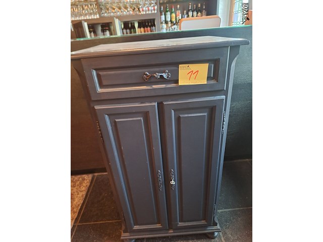 Lot 11 - grijs bijzetkastje - afbeelding 1 van  3
