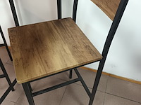 Lot 11 - hoge tafel met 2 stoelen - afbeelding 3 van  3