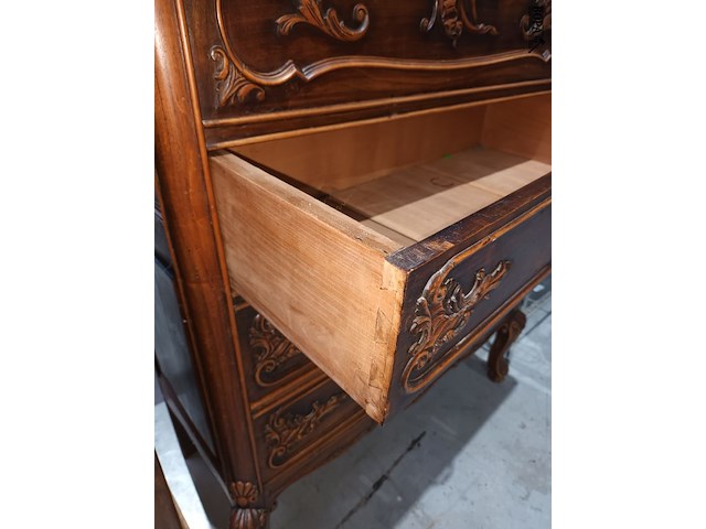 Lot 11 - houten barkast met lades - afbeelding 6 van  6