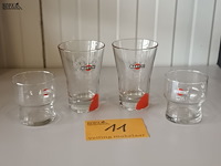 Lot 11 - martini glazen. 4 stuks - afbeelding 1 van  3