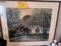Lot 11 - prent in kader