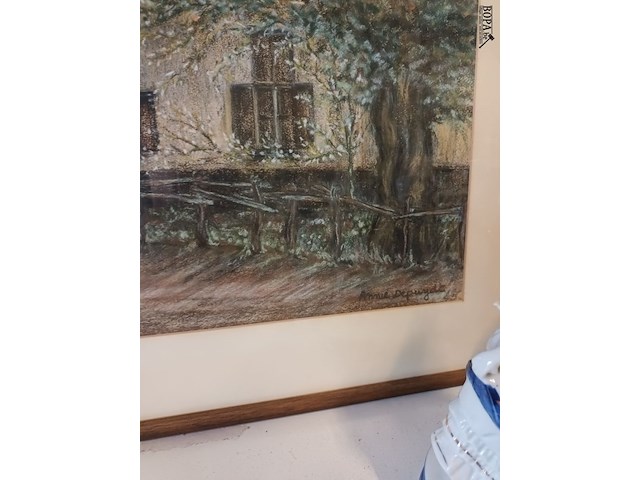 Lot 11 - prent in kader - afbeelding 2 van  3