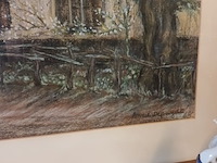 Lot 11 - prent in kader - afbeelding 2 van  3