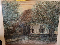 Lot 11 - prent in kader - afbeelding 3 van  3