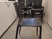 Lot 11 - stapelstoel webb zwart 29 stuks - afbeelding 2 van  2