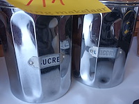 Lot 11 - vintage bewaarpotten. 2 stuks - afbeelding 3 van  3