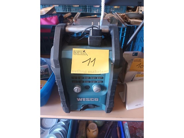 Lot 11 - wesco werfradio - afbeelding 1 van  4