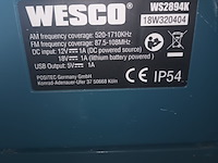 Lot 11 - wesco werfradio - afbeelding 4 van  4
