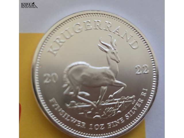 Lot 11 - zuid-afrika krugerrand 2022 – 2 x 1 rand - afbeelding 3 van  3