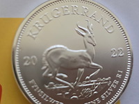 Lot 11 - zuid-afrika krugerrand 2022 – 2 x 1 rand - afbeelding 3 van  3