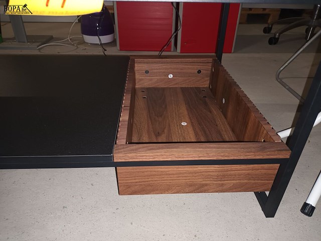 Lot 11 - zwarte salontafel - afbeelding 4 van  4