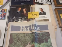 Lot 110 - boeken en kranten boudewijn. 11 stuks