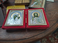 Lot 110 - lot triptieken, icoon en religieuze afbeeldingen - afbeelding 4 van  5