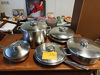 Lot 110 - potten en pannen demeyere. 5 stuks - afbeelding 5 van  5