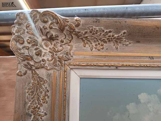 Lot 110 - schilderij met molen - afbeelding 3 van  3