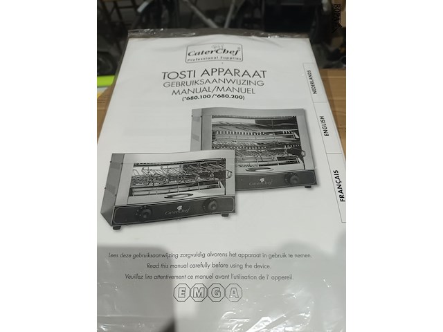 Lot 110 - tosti apparaat caterchef - afbeelding 4 van  4