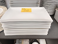 Lot 112 - rechthoekige borden. 31 stuks - afbeelding 2 van  4
