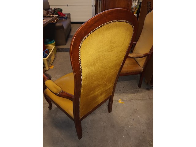 Lot 113 - antieke armstoelen. 2 stuks - afbeelding 5 van  5