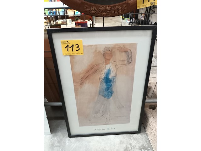 Lot 113 - kader auguste rodin - afbeelding 1 van  5