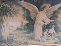 Lot 113 - kader engel met kinderen - afbeelding 2 van  4