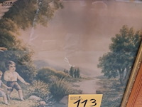 Lot 113 - kader engel met kinderen - afbeelding 3 van  4