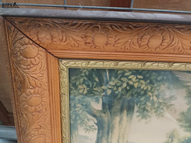 Lot 113 - kader engel met kinderen - afbeelding 4 van  4