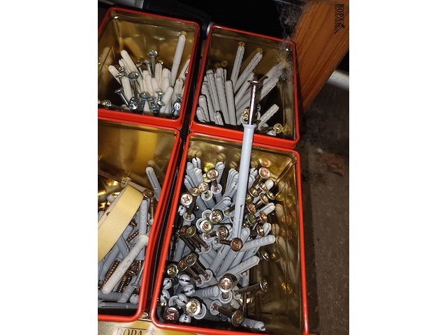 Lot 113 - schroeven met plug - afbeelding 2 van  2