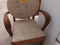 Lot 114 - art deco houten armstoel - afbeelding 3 van  3