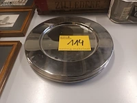 Lot 114 - onderzet borden. 6 stuks
