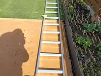 Lot 115 - aluminium ladder - afbeelding 2 van  3