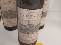 Lot 115 - flessen rode wijn 1975. 5 stuks - afbeelding 2 van  3