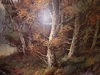 Lot 115 - kader met bostafereel - afbeelding 3 van  4