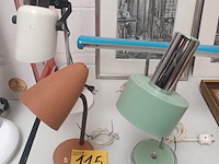 Lot 115 - retro bureaulamp. 4 stuks - afbeelding 1 van  5