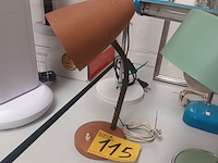 Lot 115 - retro bureaulamp. 4 stuks - afbeelding 3 van  5