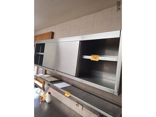 Lot 115 - rvs hangkast - afbeelding 1 van  1