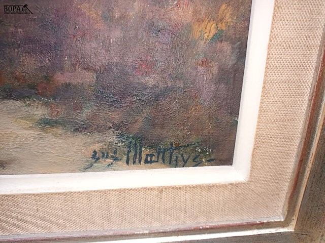 Lot 115 - schilderij landschap - afbeelding 3 van  3