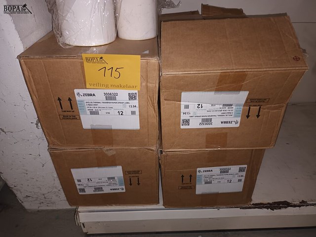 Lot 115 - thermische etiketten zebra - afbeelding 4 van  4