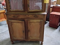 Lot 116 - antieken buffetkast met bovenstuk muurbevesting - deurtjes m - afbeelding 5 van  5